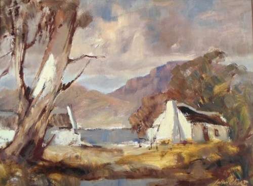 Johan Oldert - Farmscene - Investment art at its finest!! Bid now!!