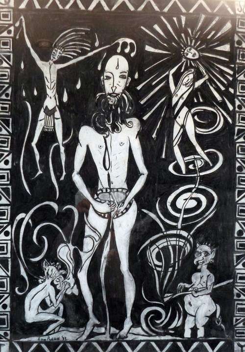 E du Plessis - Abstract figures