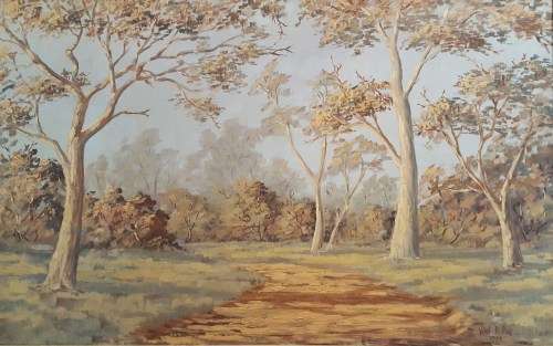 Vern D Pike - Dirt road and trees