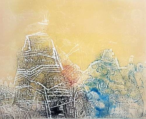 Shoichi Hasegawa - Abstract - Colored Etching - Magnificent!