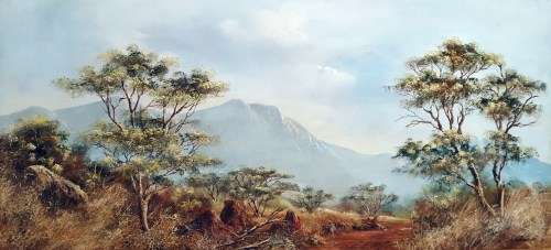 Heather Rider - Expansive landscape - A magnificent painting! 152cm x 73cm!! Giveaway price, bid now