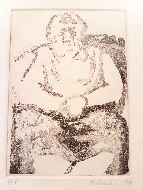 R Schmullion - Seated figure