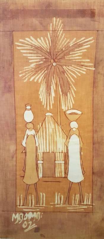 Mboma - Art on cloth Nr. 1