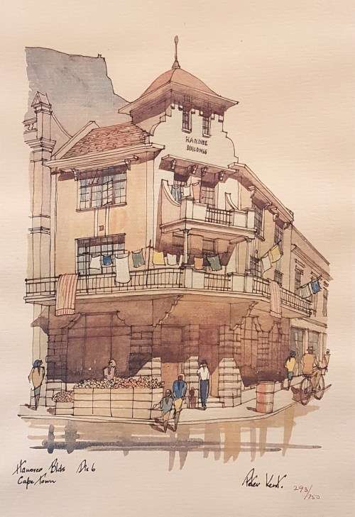 Peter Kent - hanover buildings district six - detailed limited edition print