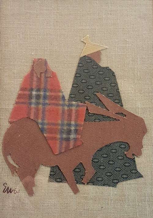 Ernest Ullman - Collage  - Traditional woman
