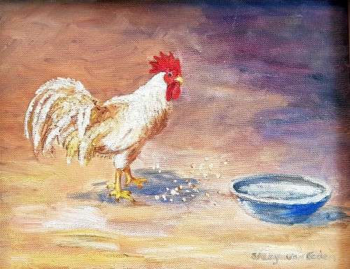 Sally van Eeden - Rooster - Low price, bid now!