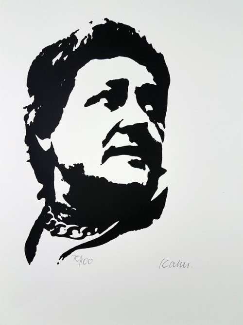Maurice Khan - Portrait -  Limited edition Serigraph - Investment art! Bid now!