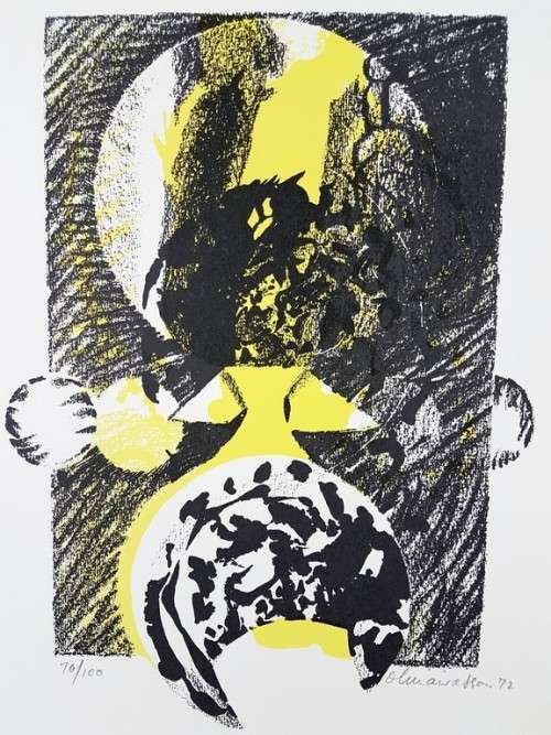Olivia Watson - Abstract form -  Limited edition Serigraph - Investment art! Bid now!