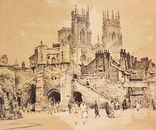 Grace Wyles, JW King - 3 etchings