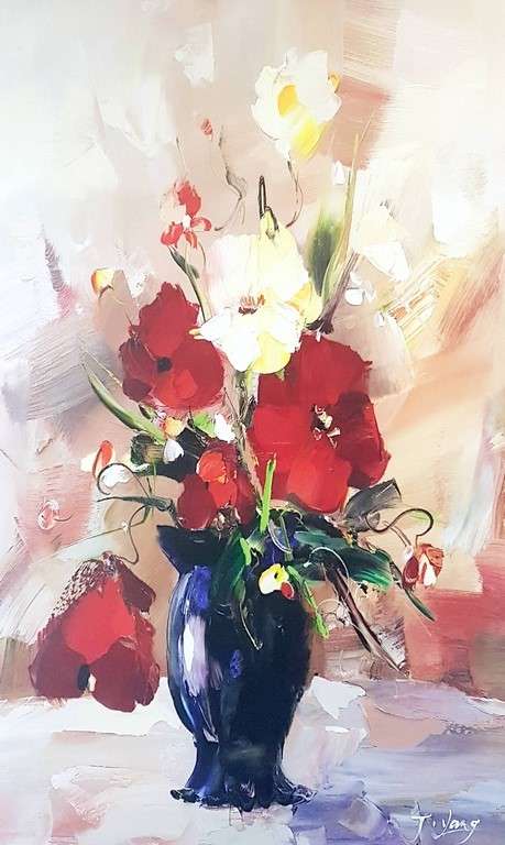 J Yang - Still life flowers