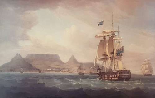 Thomas Whitcome - View of Cape Town 1817