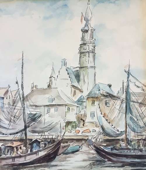 Halder - Harbor scene
