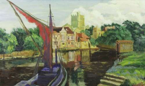 European river scene