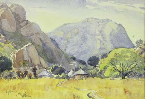 Joy Krause - Remote village at the foot of the mountains