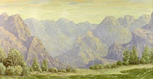 Werner Fordelman - Mountain scene