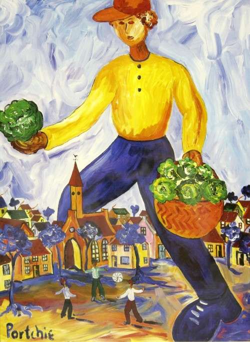 Portchie - The Giant - A beautiful print - Act fast and bid now!