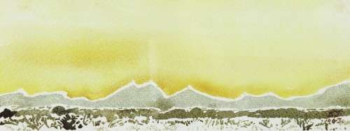 Adolph Jentsch - Abstract landscape - Limited edition print - A beautiful print!! Bid now!!