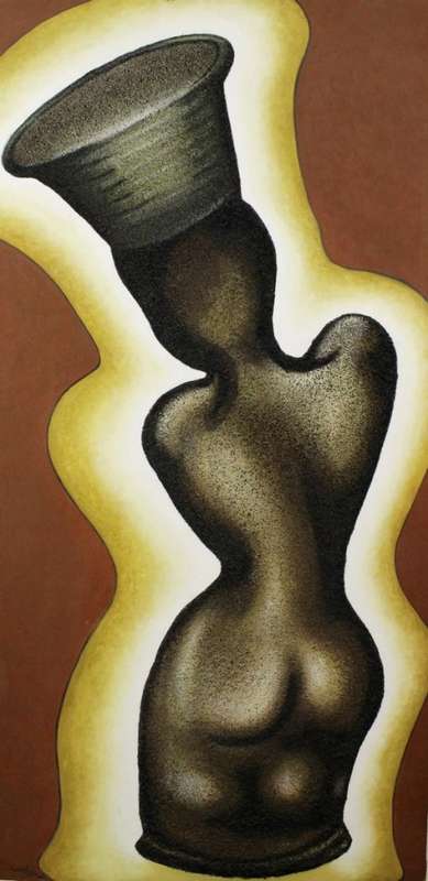 Rudolph Tshie - Abstract lady