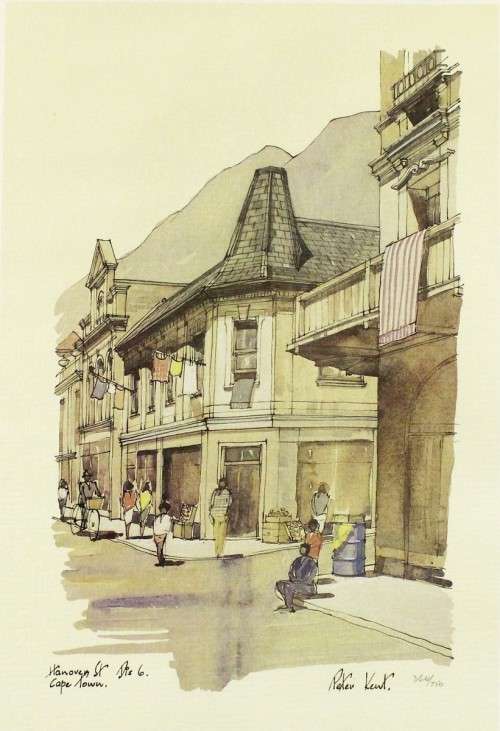 Peter Kent - Hanover street, district six, Cape Town - detailed limited edition print