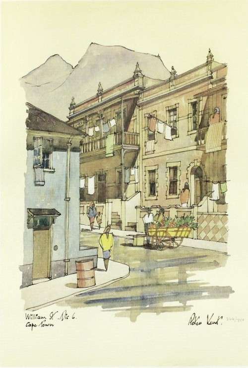 Peter Kent - William street, district six, Cape Town - detailed limited edition print