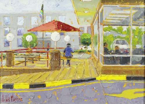 De Wet Matthee - Restaurant scene