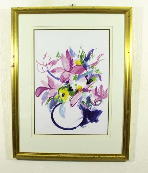 Aileen Lipkin - Still life flowers - Pink bouquet