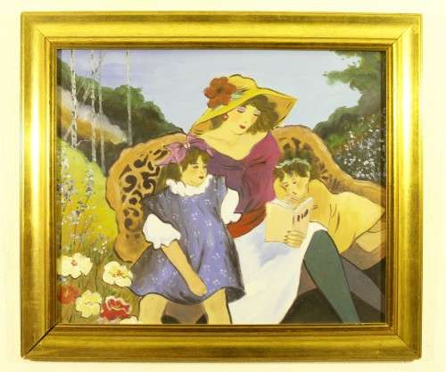 Mother with children