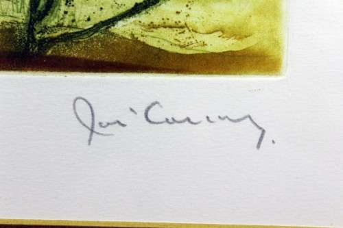 Jim Carning? - Pair of abstract etchings