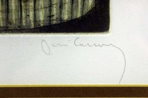 Jim Carning? - Pair of abstract etchings