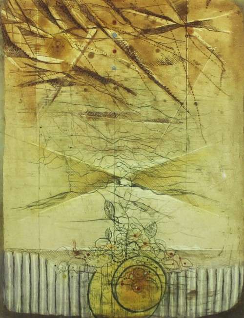 Jim Carning? - Pair of abstract etchings