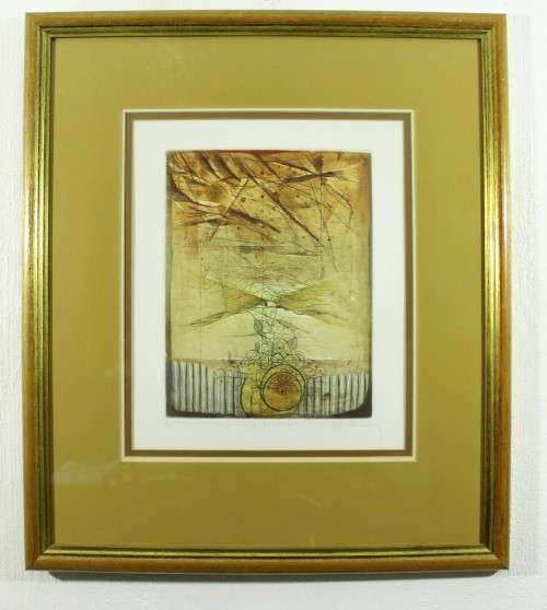 Jim Carning? - Pair of abstract etchings