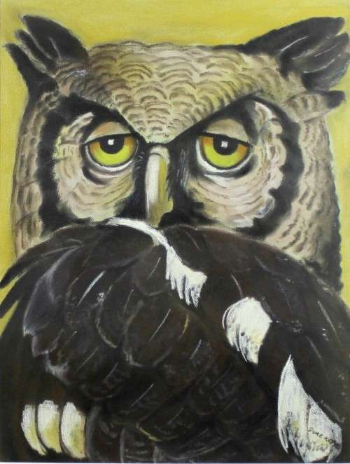 Duke Ketye (1943 - 2002) - Owl