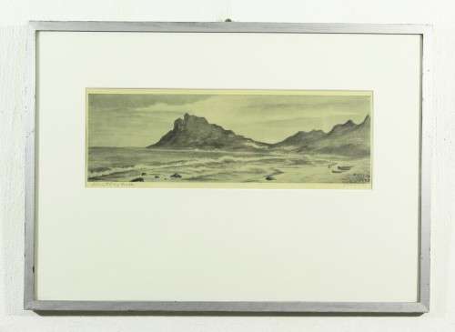 Houtbay Nek - An old print