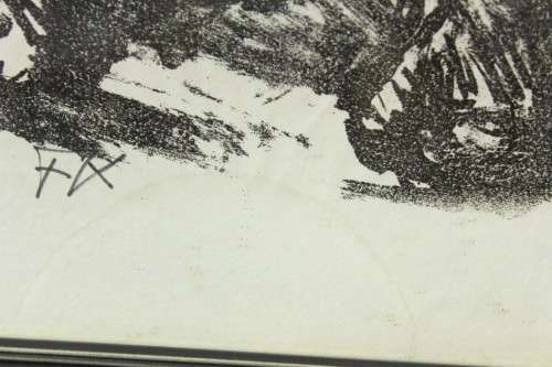 Fritz Krampe - Rhino - A beautiful work! Do not miss out, bid now! *Free courier!