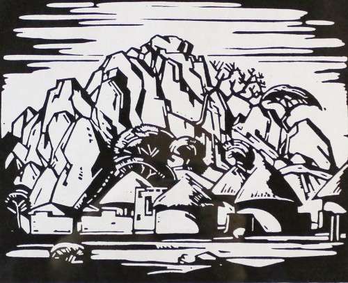 Pierneef - Matala Pietersburg - A beautiful photo lithograph!! Bid now!