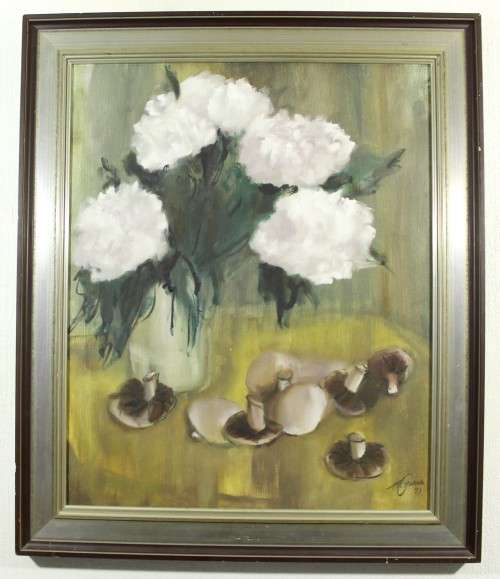 Still life flower arrangement
