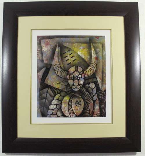 Solomon Sekhalelo - abstract warrior
