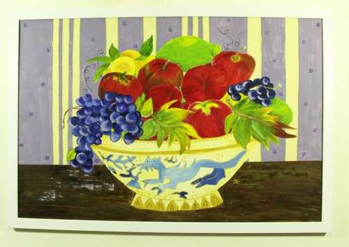 Pomegranate`s in a fruit bowl