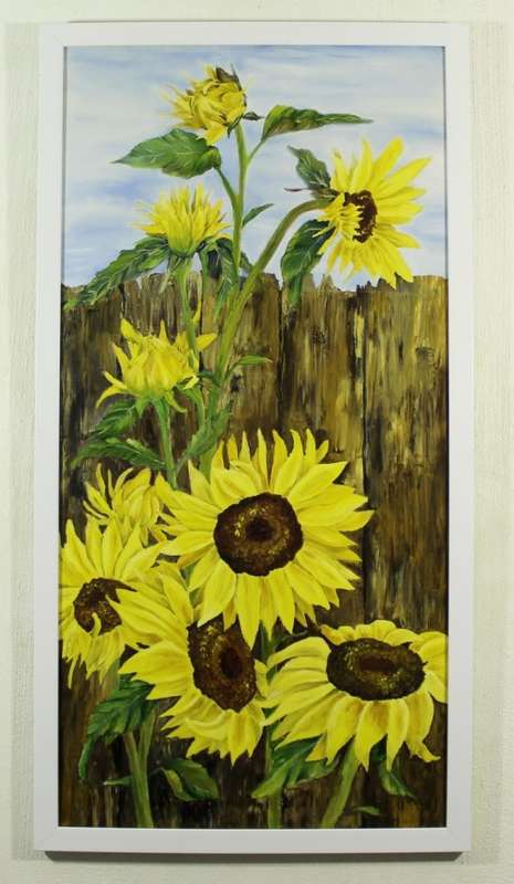 Sun flowers  - Oil painting