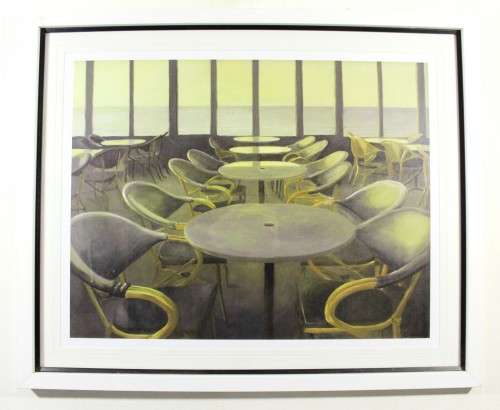Deck chairs on a ship - Large print