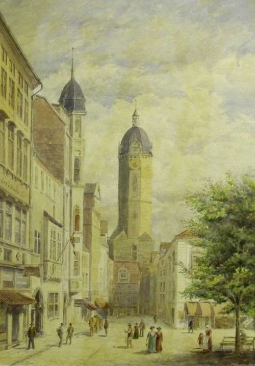 City scenes - Signed WH - JONA