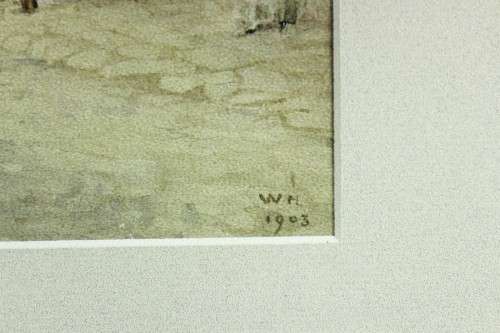 City scenes - Signed WH - 1903