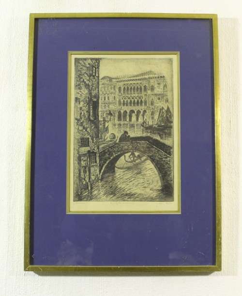 Siklay - Venice - Etching - A beautiful treasure! - Bid now!!