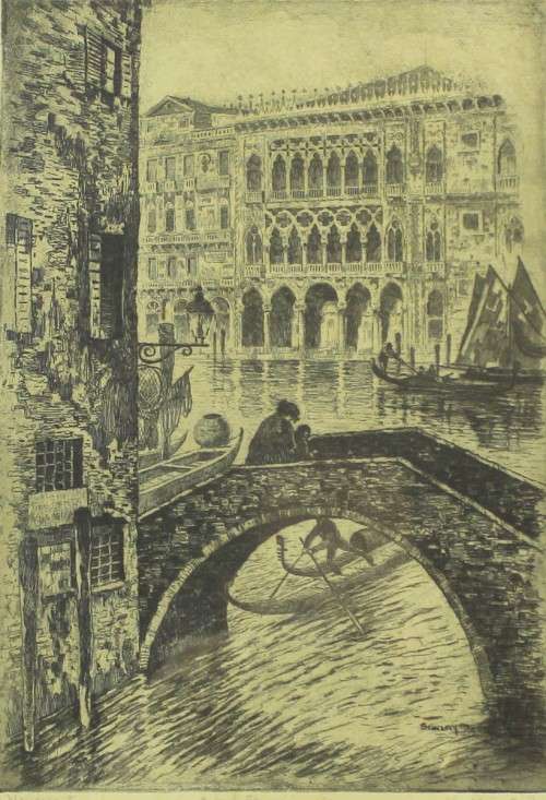 Siklay - Venice - Etching - A beautiful treasure! - Bid now!!