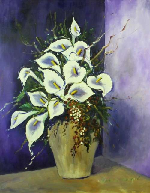 Vivienne Swanepoel - Still life flowers