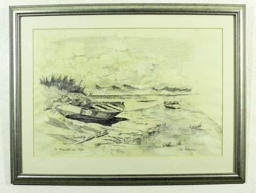 John Patterson - Strandfontein - Pencil drawing