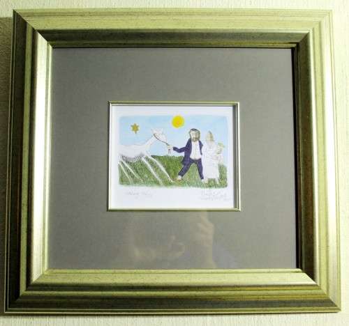 Pieter van der Westhuizen - Stubborn Donkey - A beautiful etching! Bid now! *Free courier!