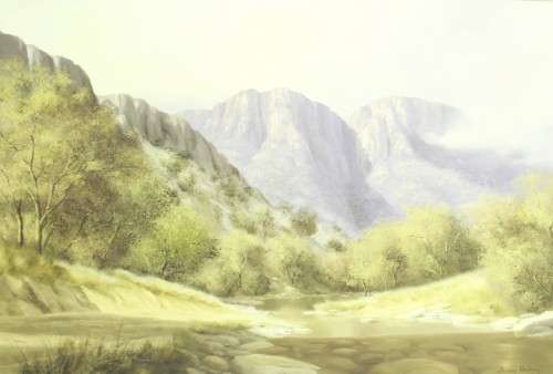 Thomas Hacking - Mountain scene
