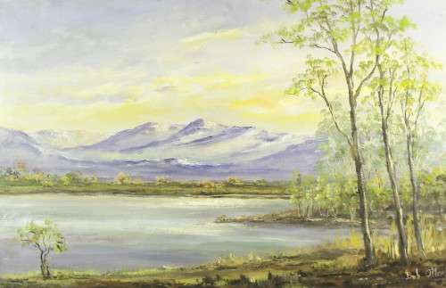 Robert Ottens - Estuary and mountains