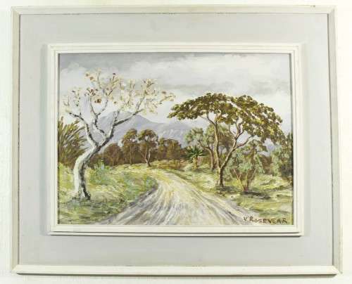 V Rosevear - Dirt road through the trees